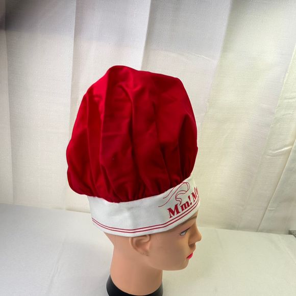 Vintage Campbell's Unisex Red Chef Hat One Size New With Tags 1980's - Picture 2 of 5